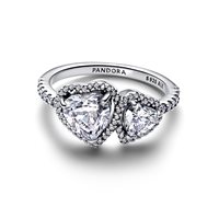 Anello Pandora Donna in Argento Zirconia 193659C01-54 - 193659C01-54